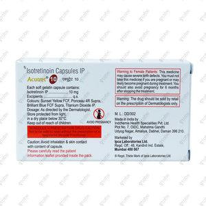 Acutret 10mg Capsule 10's