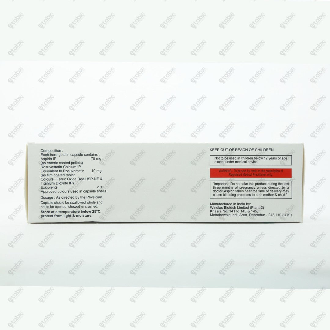 Zyrova ASP 75 Capsules 10's