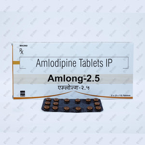 Amlong 2.5mg Tablet 15's
