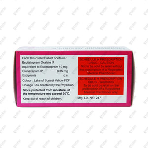 ESCIGRESS CZ 0.25 Tablets 10'S