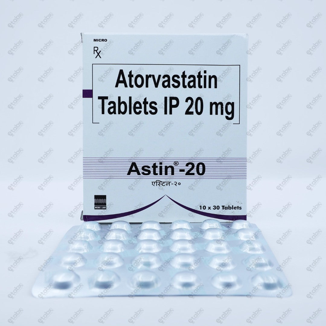 Astin 20mg Tablets 30's