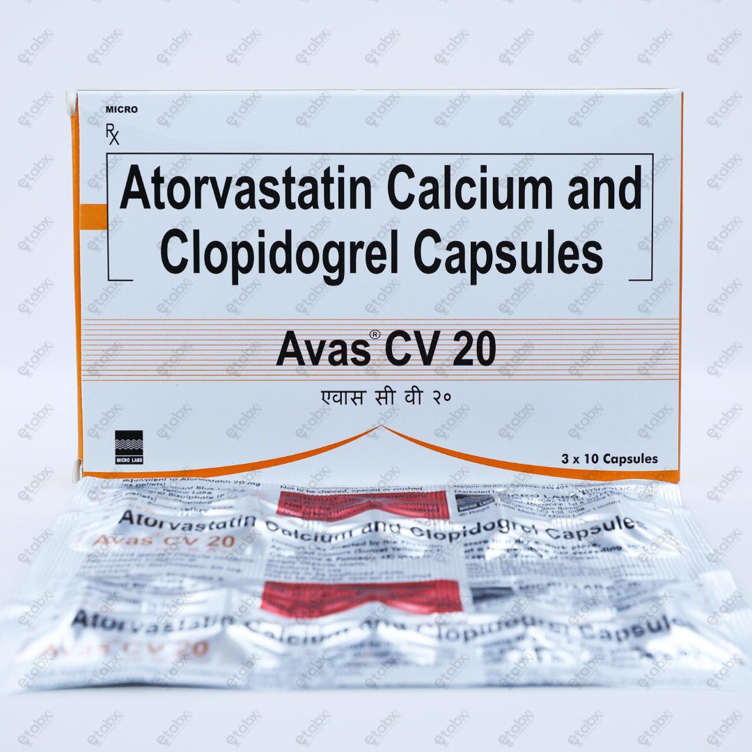 Avas CV 20mg Tablet 10's