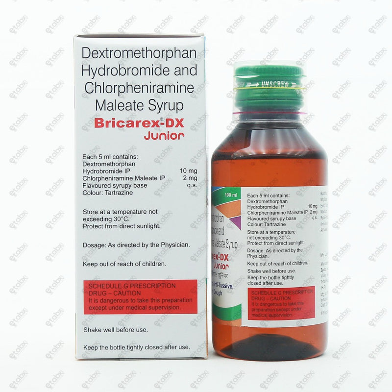 Bricarex DX Junior Syrup 100ml