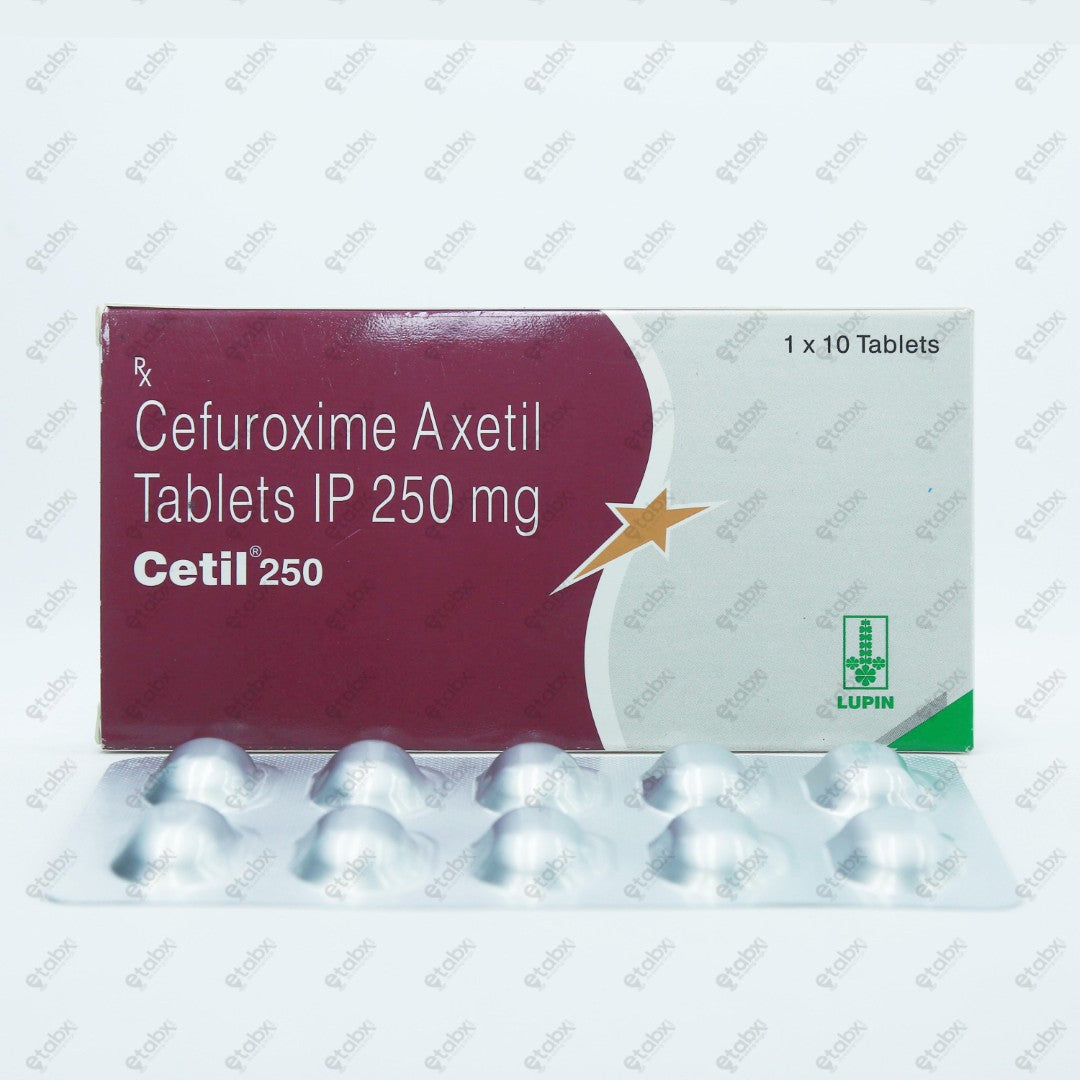 Cetil 250mg Tablets 10's