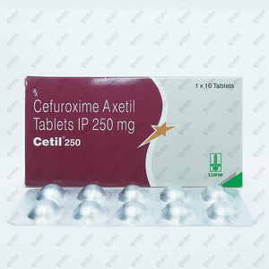 Cetil 250mg Tablets 10's
