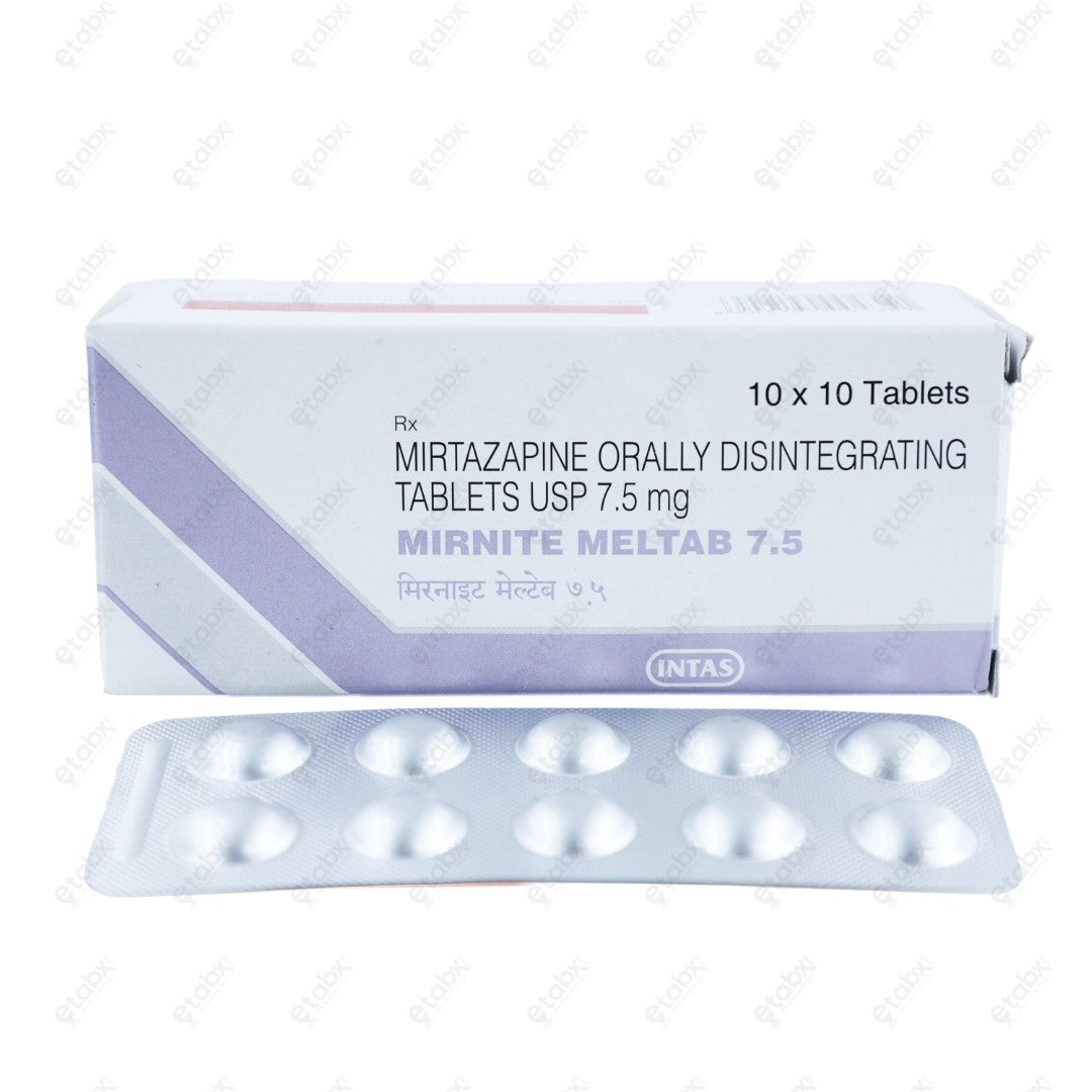 Mirnite Meltab 7.5mg Tablets 10's