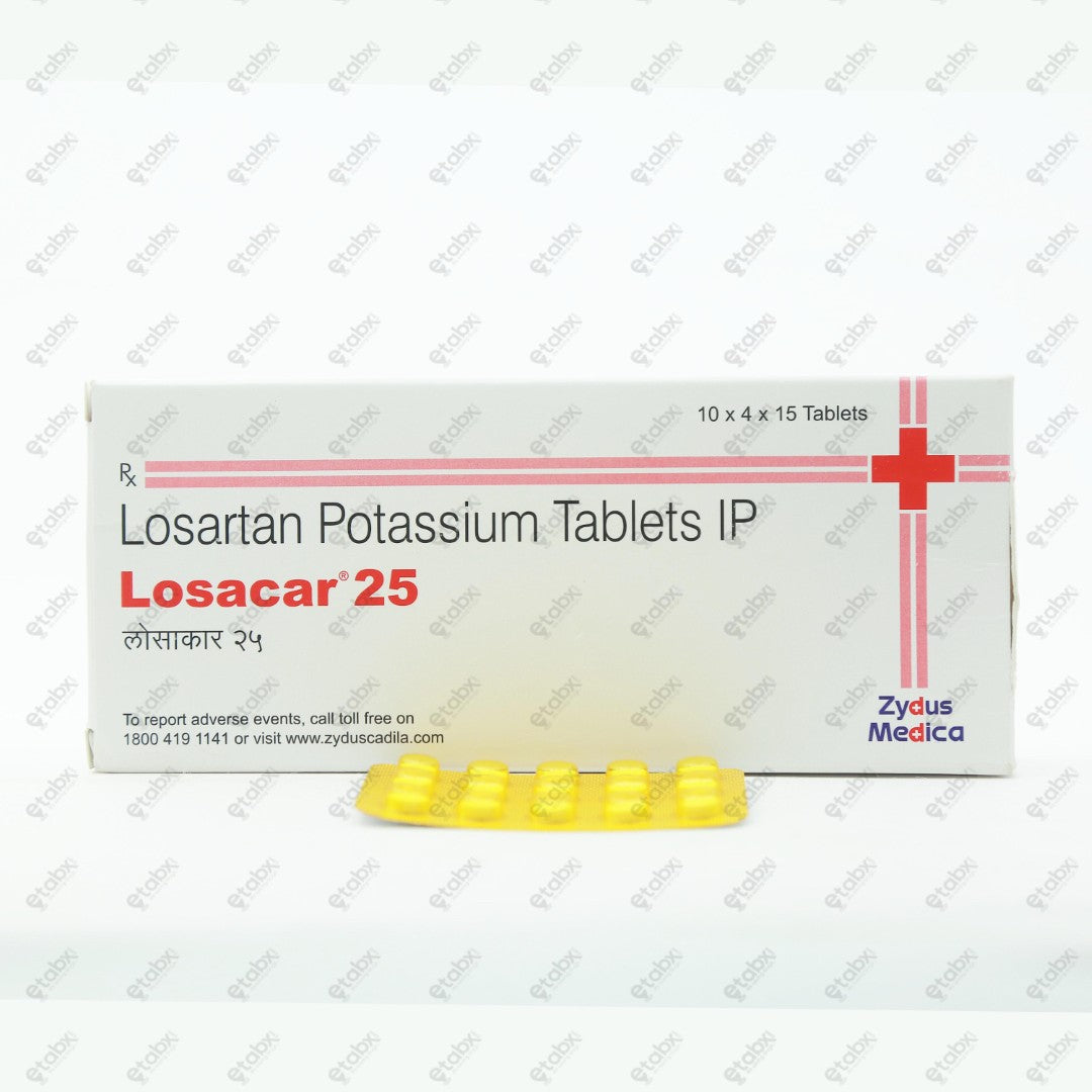 Losacar 25 Tablets 15's