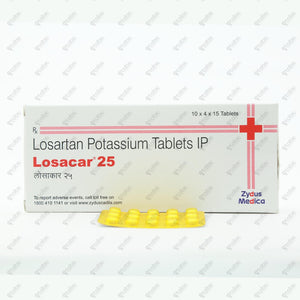 Losacar 25 Tablets 15's