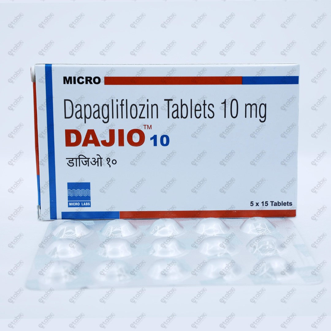 Dajio 10mg Tablets 15's