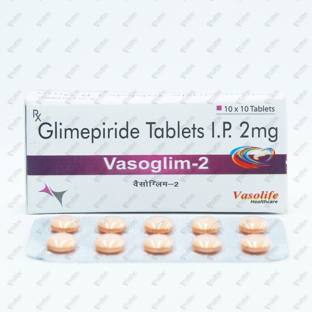 Vasoglim 2 Tablets 10's