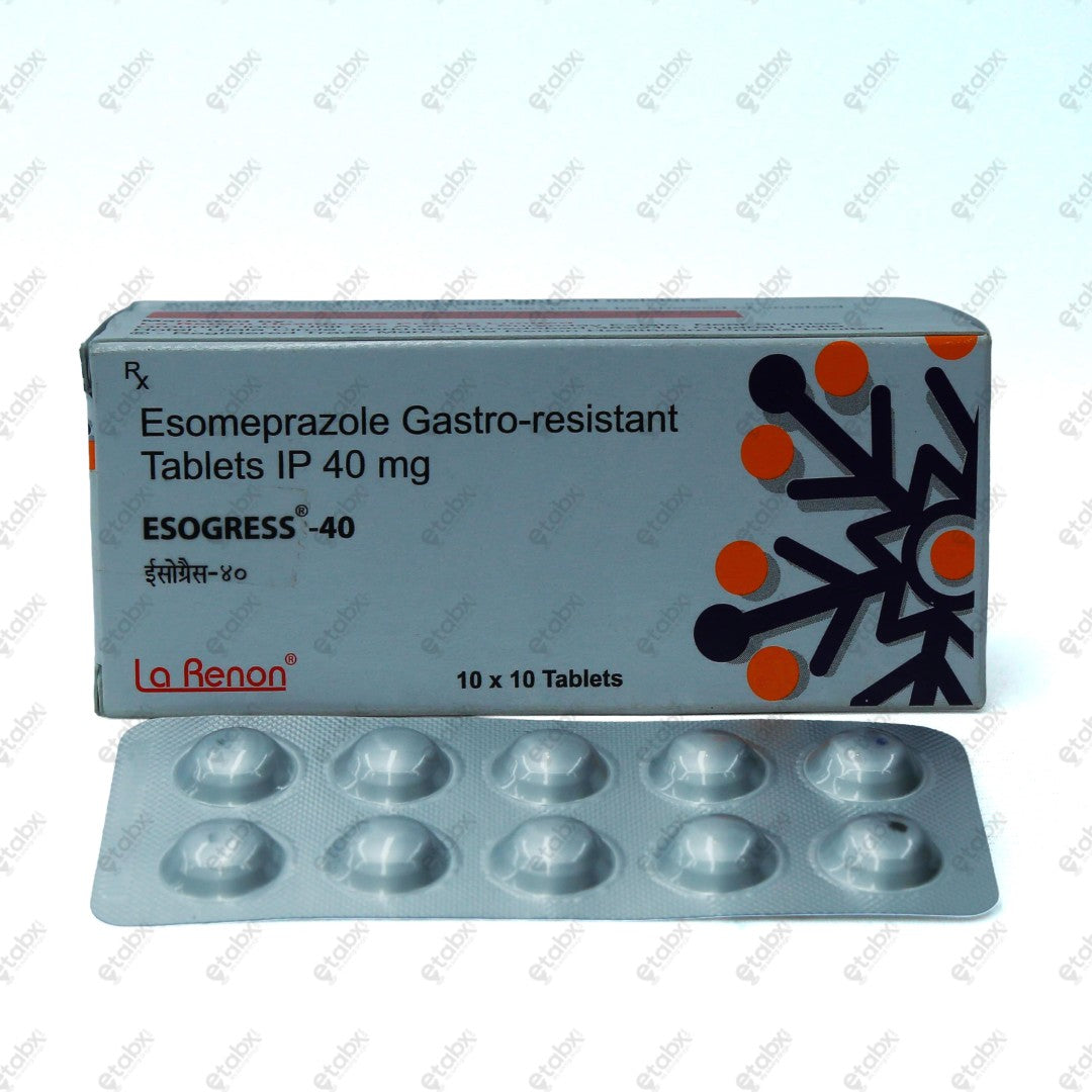 Esogress 40mg Tablets 10's