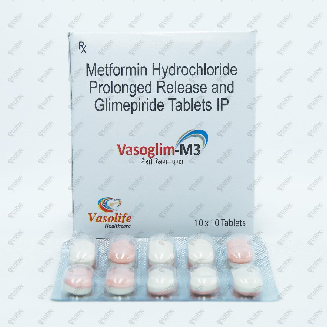 Vasoglim M3 Tablet 10's