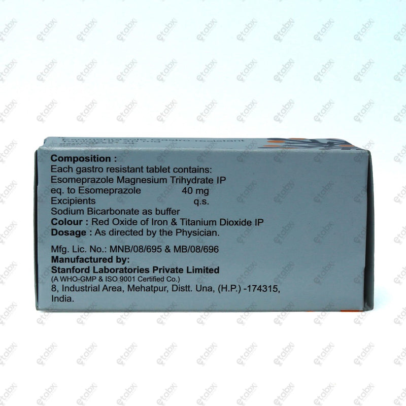 Esogress 40mg Tablets 10's