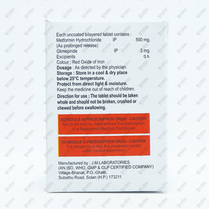 Vasoglim M3 Tablet 10's