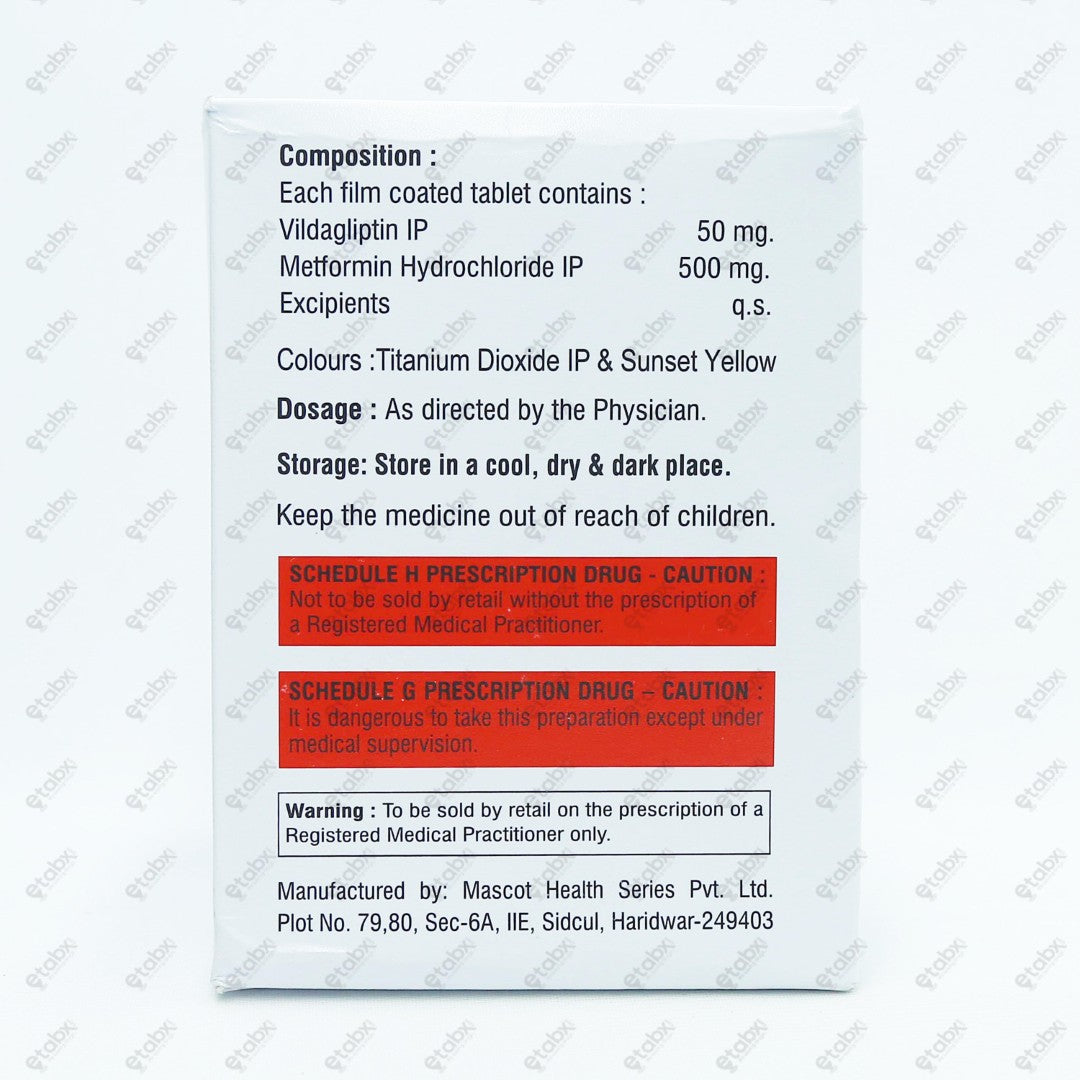 Vildazex M Tablet 15's