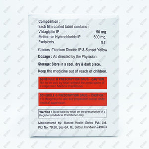 Vildazex M Tablet 15's