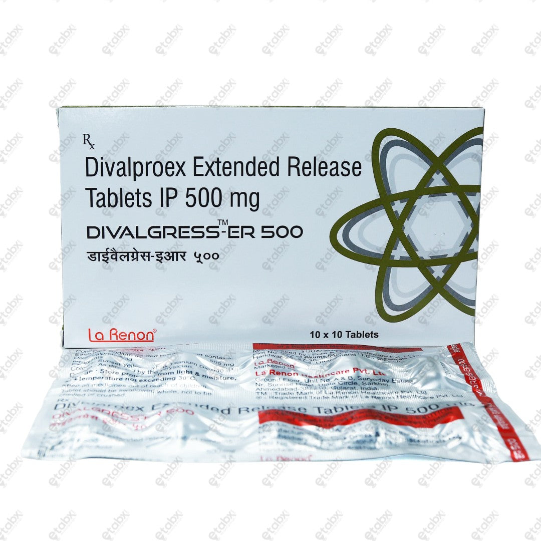 Divalgress ER 500 Tablets 10's