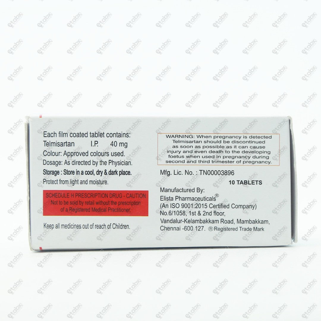Telzeal 40 Tablet 10's