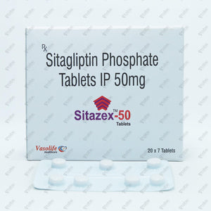 Sitazex 50 Tablet 7's