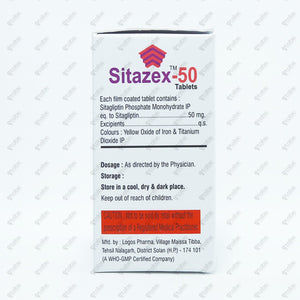Sitazex 50 Tablet 7's