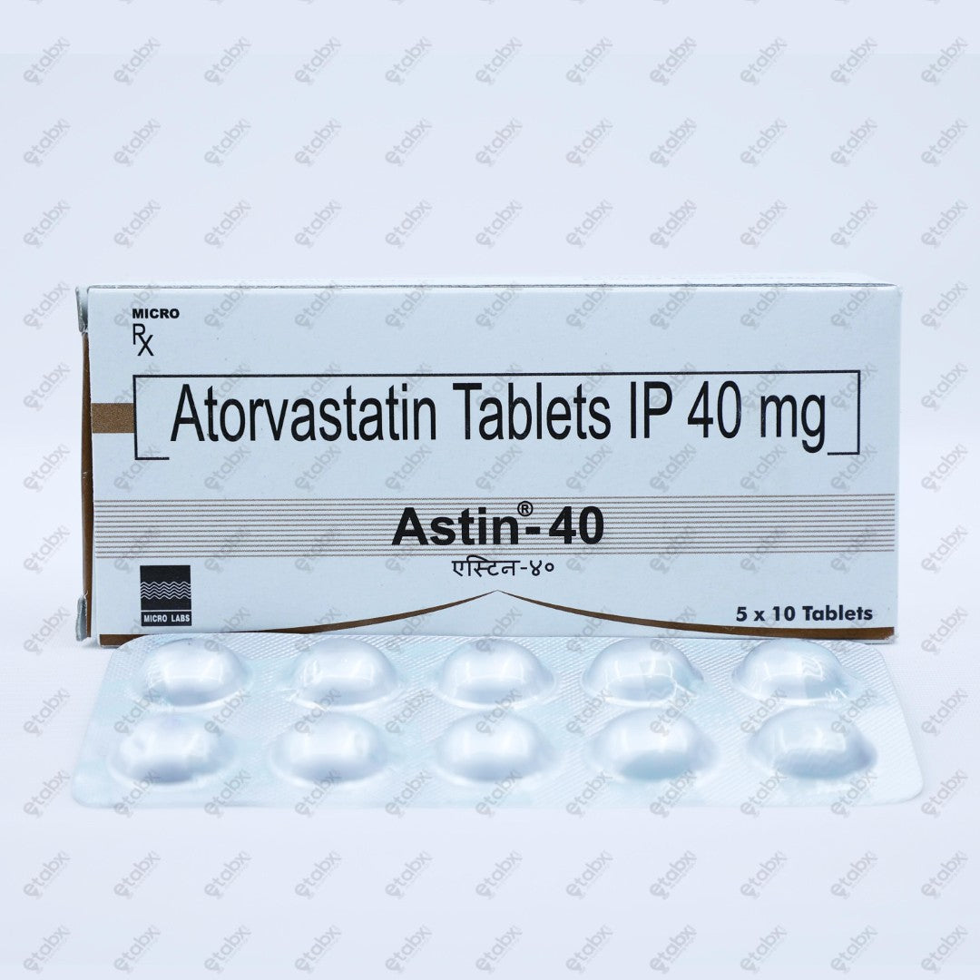 Astin 40mg Tablets 10's