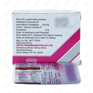 Qutan 100mg Tablets 10's