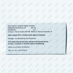 Rablet 20mg Tablet 15's