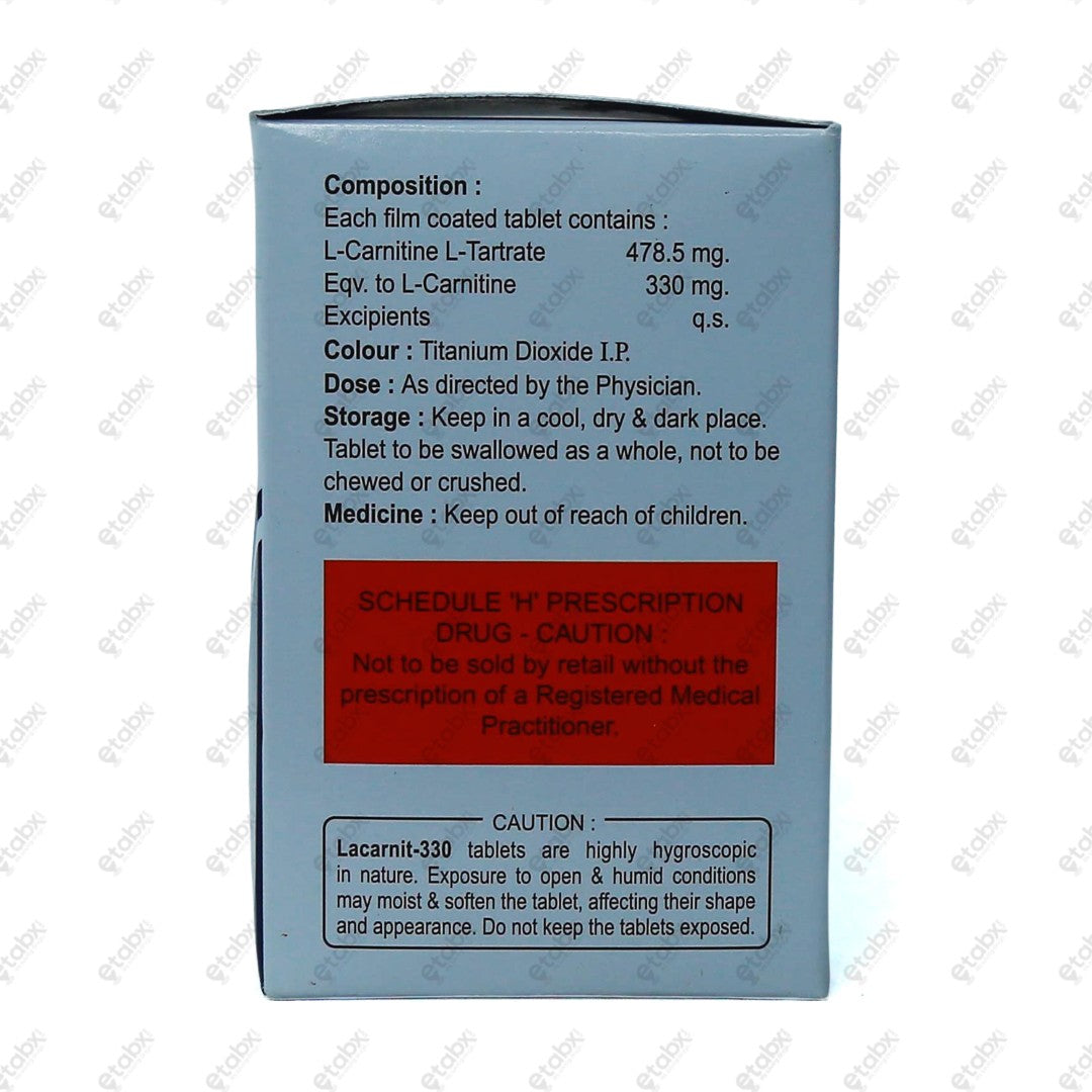 Lacarnit 330 Tablet 10's