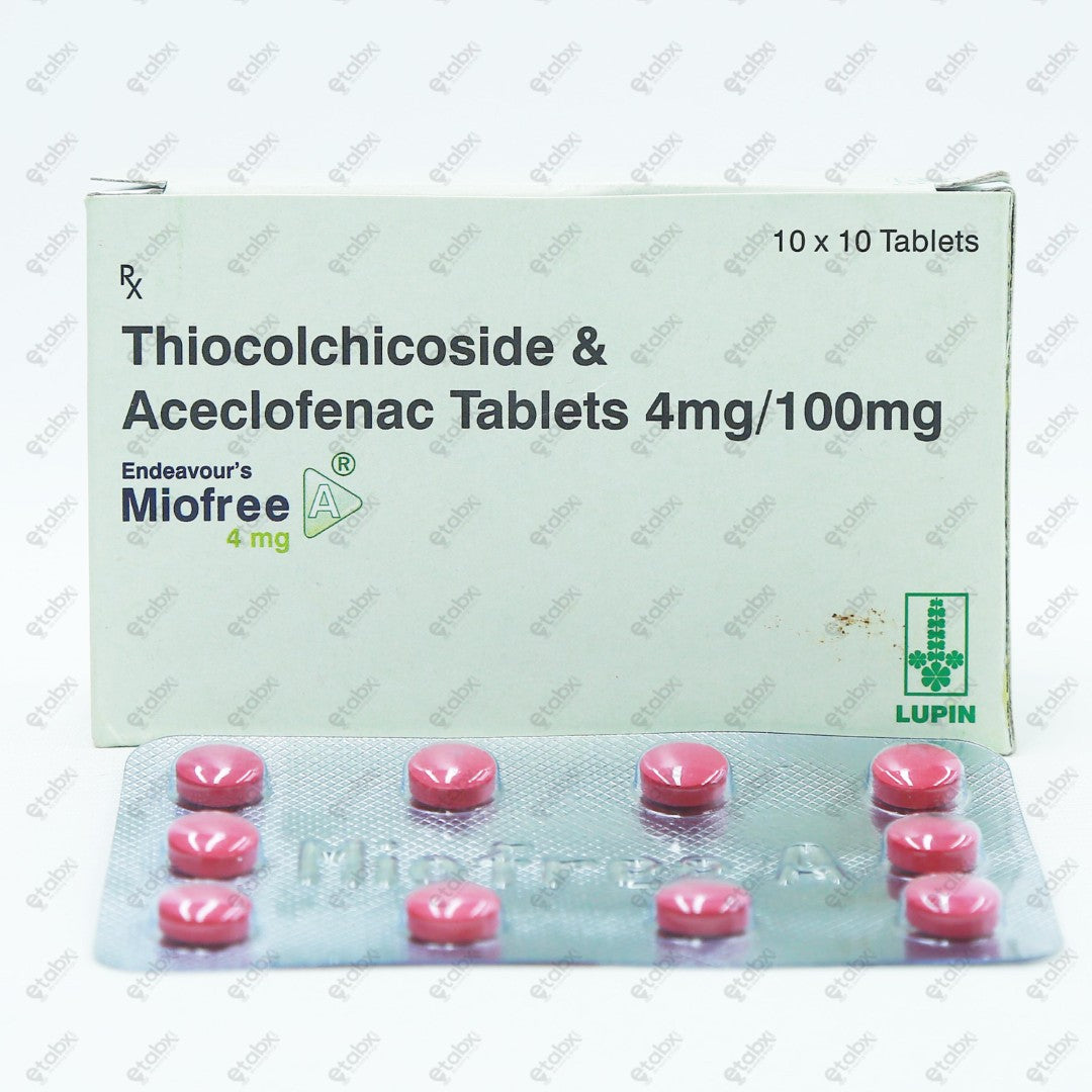 Miofree A 4mg Tablet 10's