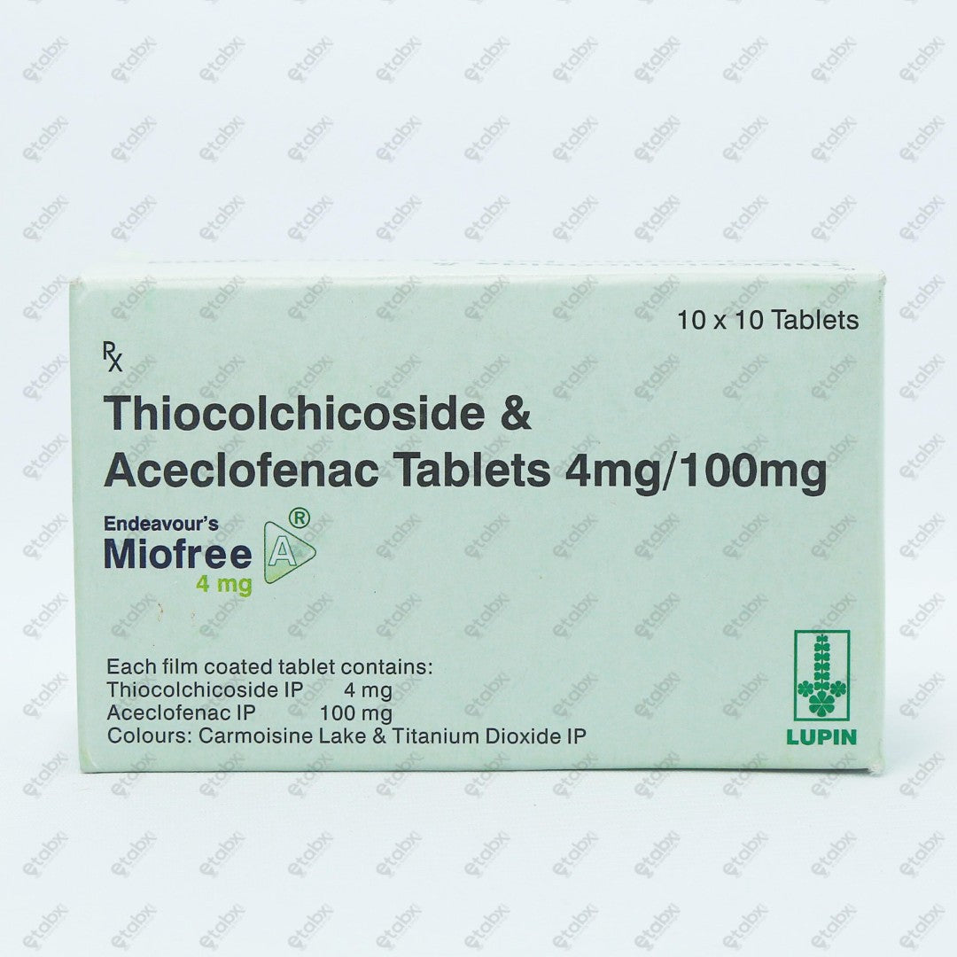 Miofree A 4mg Tablet 10's