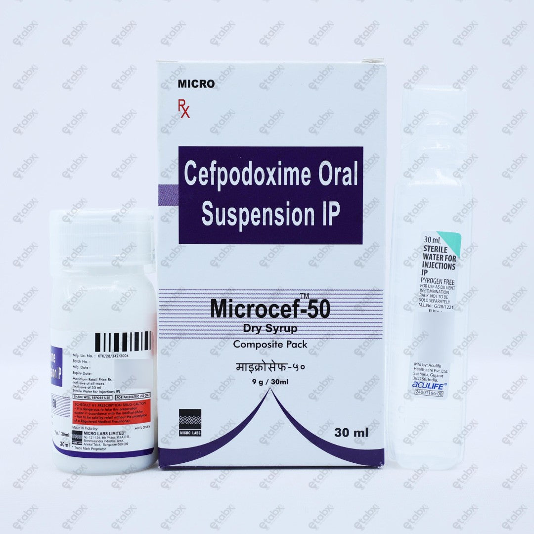 Microcef 50mg Suspension 30ml