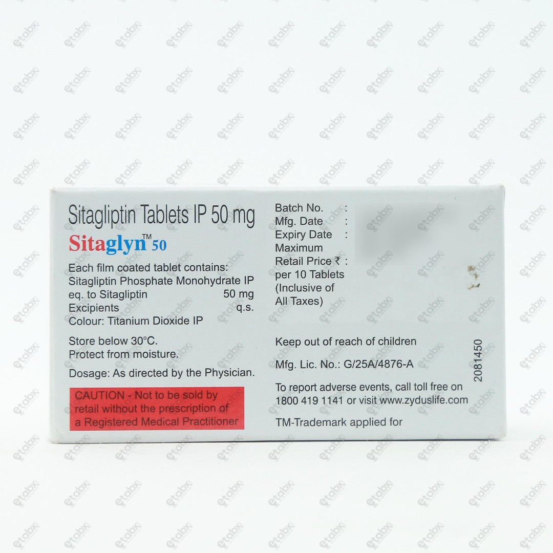 Sitaglyn 50 Tablet 10's