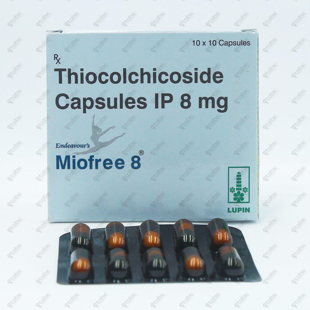 Miofree 8mg Tablet 10's