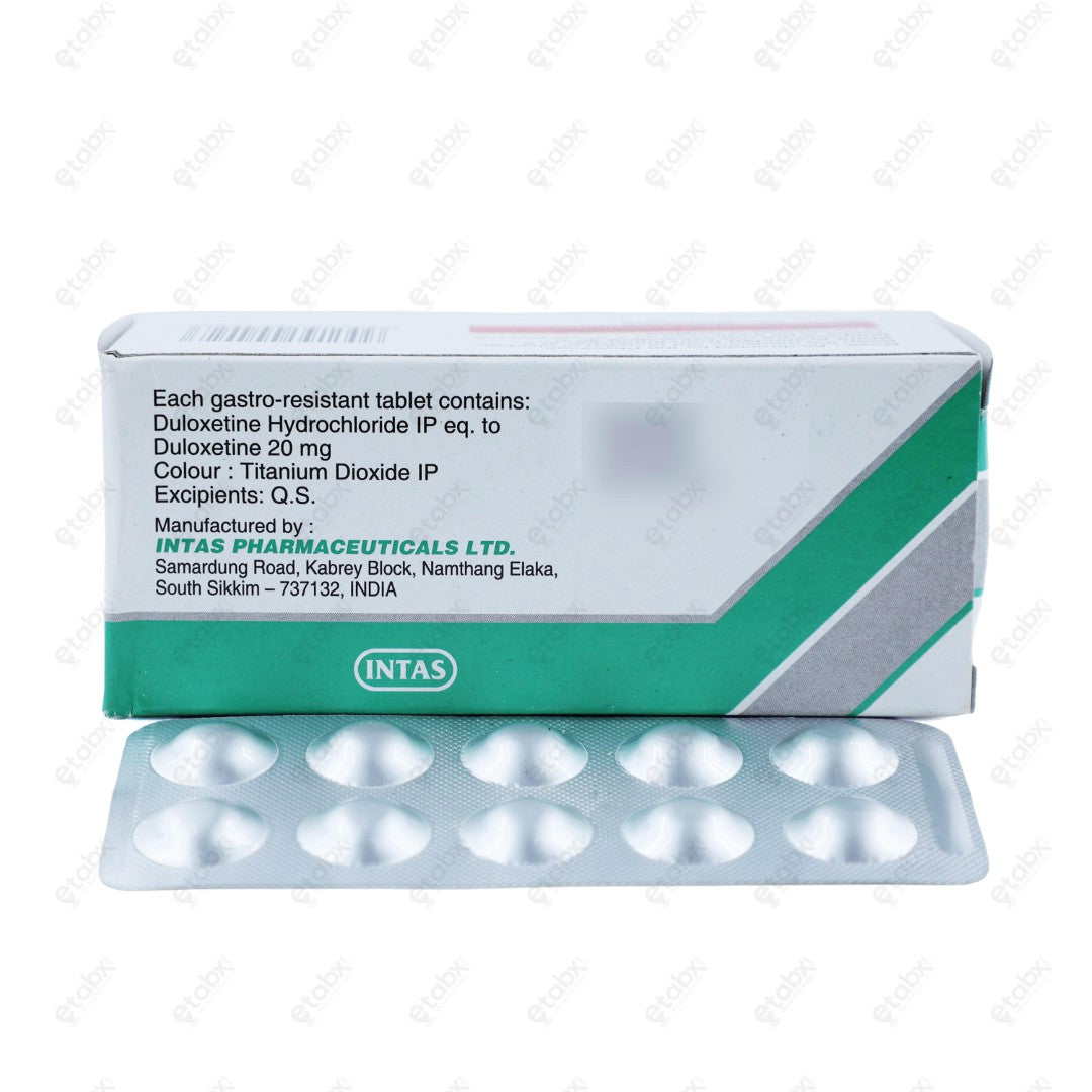Duvanta 20mg Tablets 10's