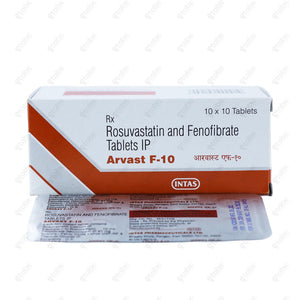 Arvast F 10 Tablet 10's
