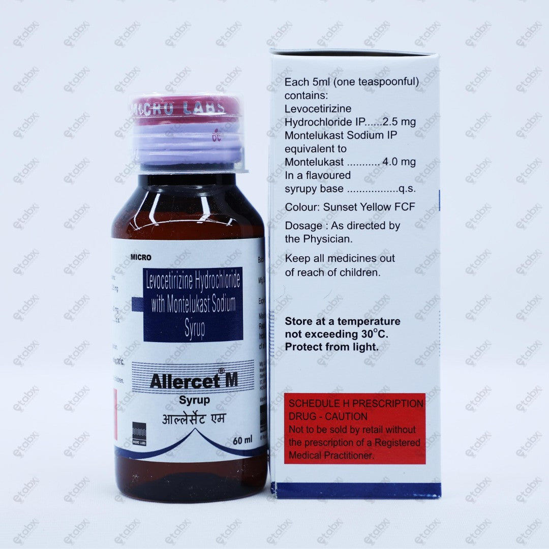 Allercet M Syrup 60ml