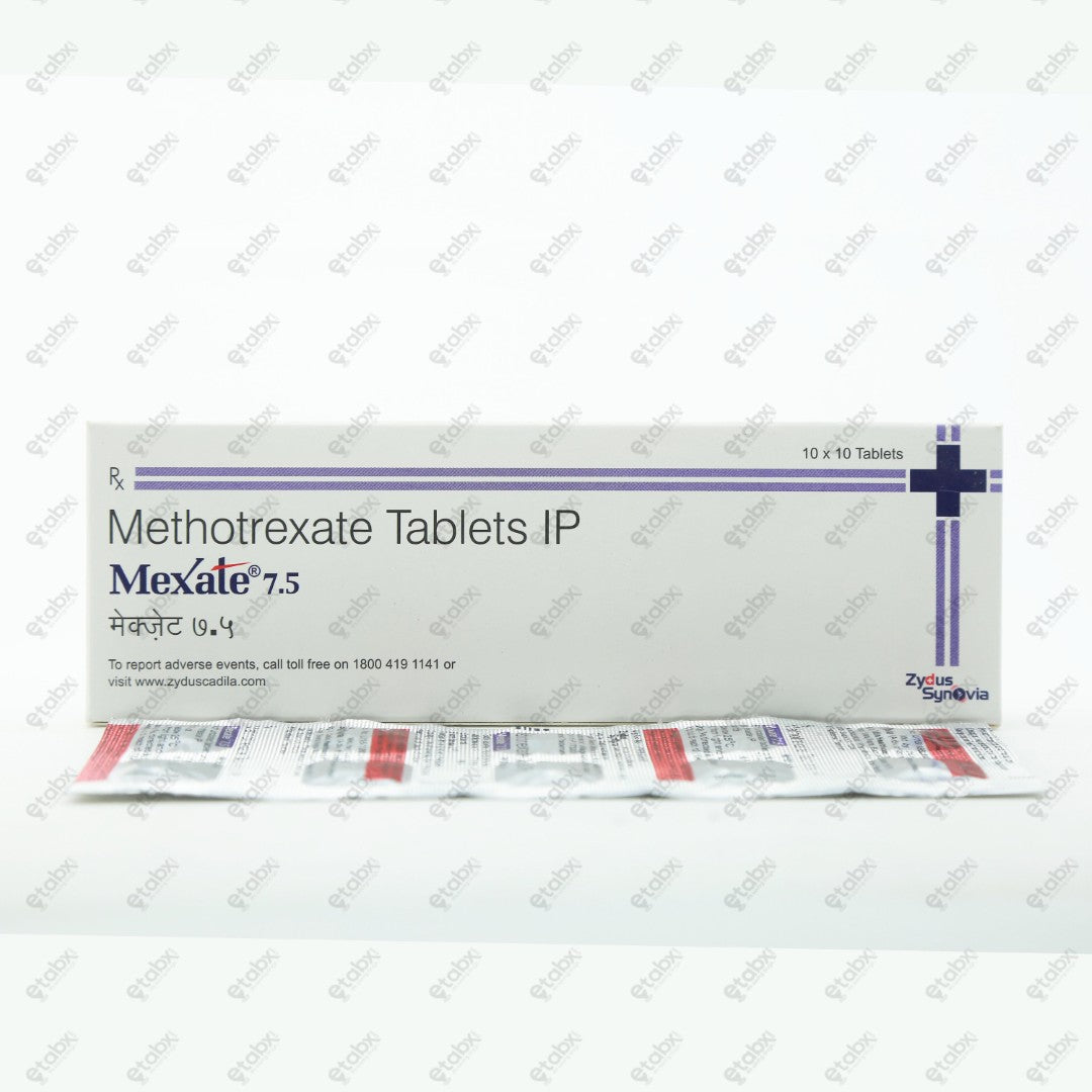 Mexate 7.5 Tablet 10's
