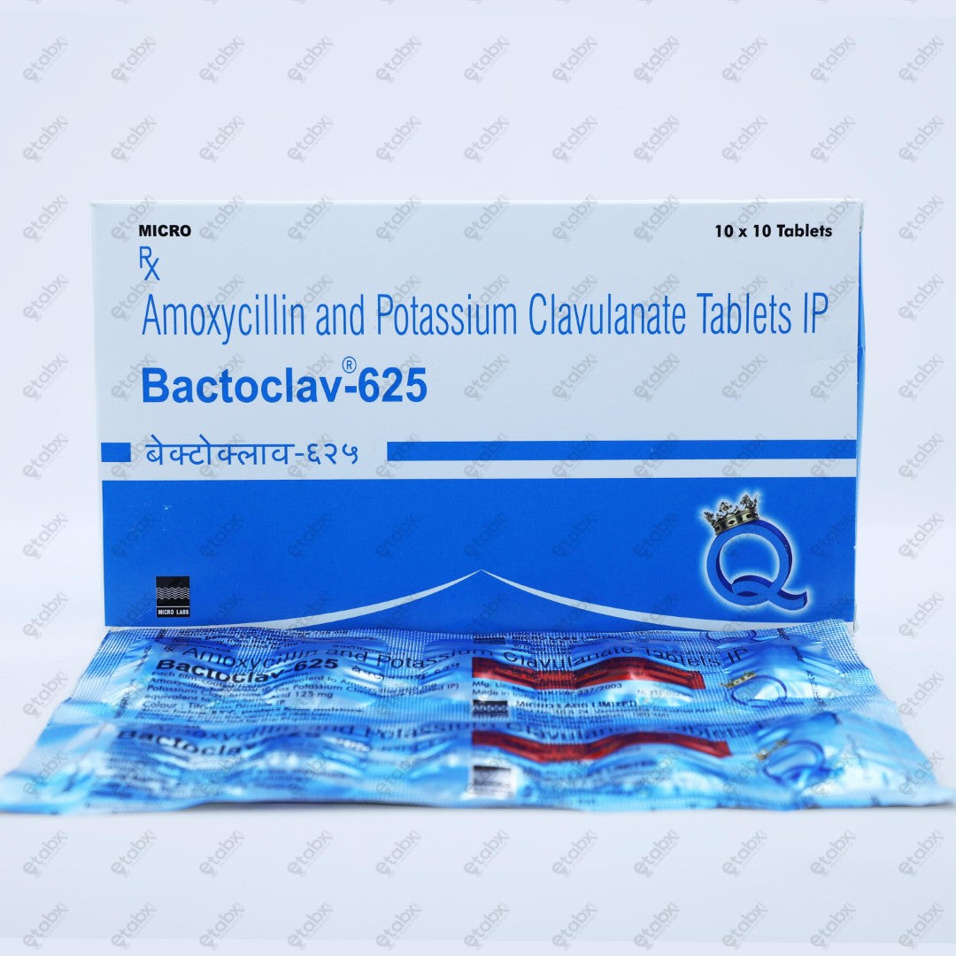 Bactoclav 625mg Tablets 10's