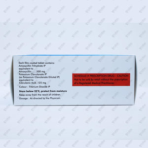 Bactoclav 625mg Tablets 10's