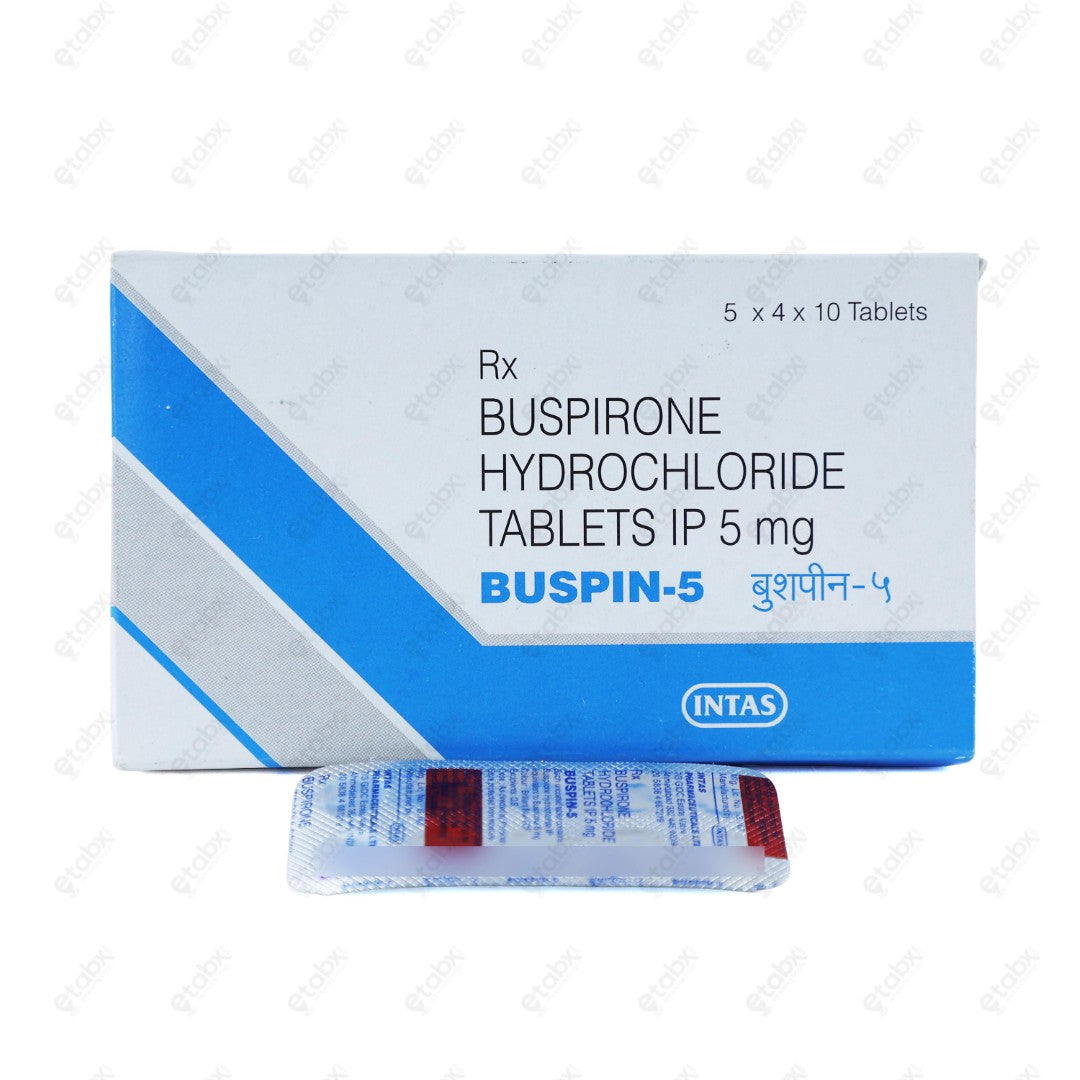 Buspin 5mg Tablet 10's