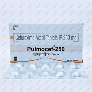 Pulmocef 250mg Tablet 10's
