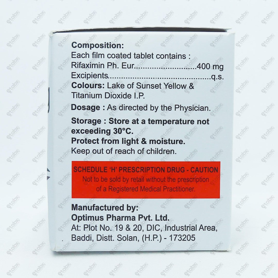 RIFAXIGRESS 400mg Tablet 10's