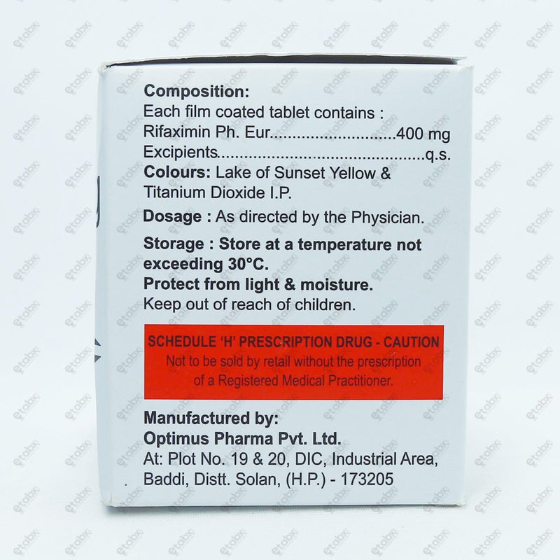RIFAXIGRESS 400mg Tablet 10's