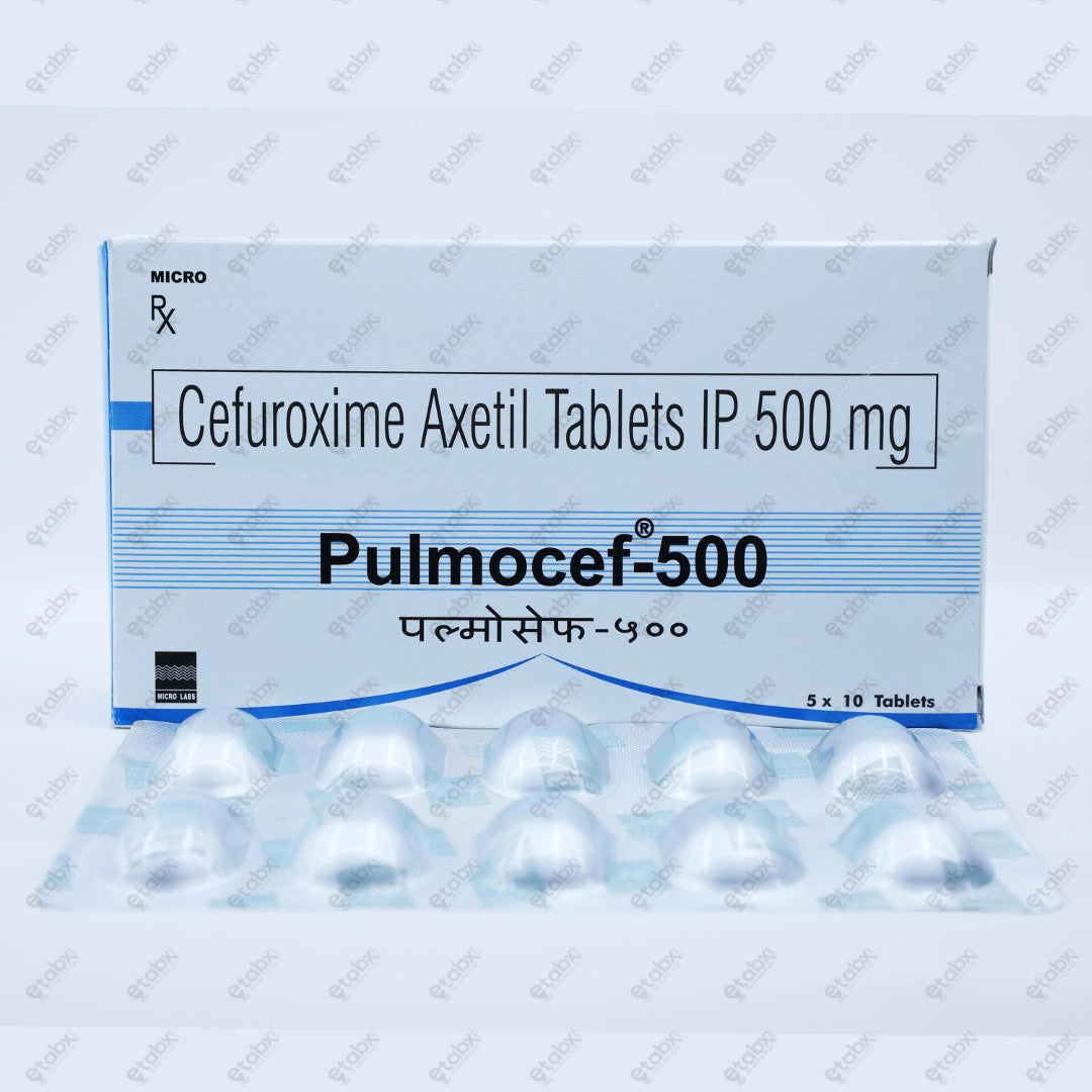 Pulmocef 500mg Tablet 10's