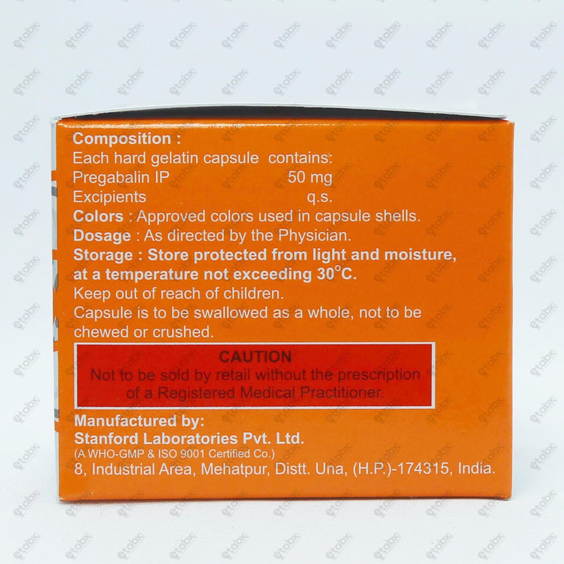 PBREN 50mg Capsule 10's