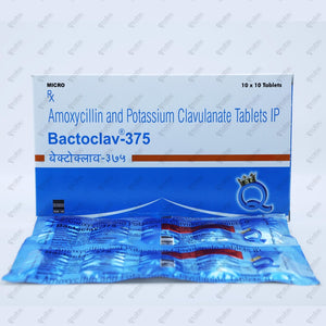 Bactoclav 375mg Tablet 10's