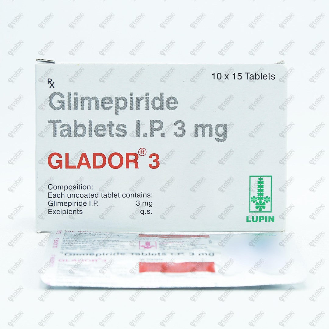 Glador 3mg Tablet 15's