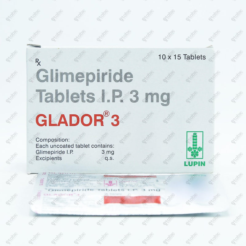 Glador 3mg Tablet 15's