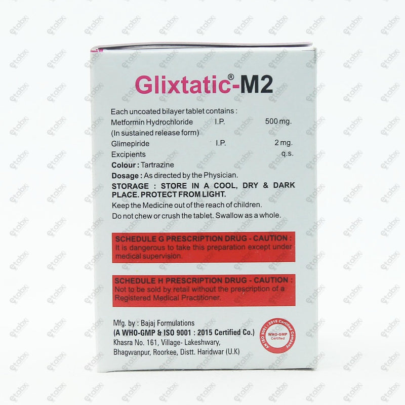 Glixtatic M2 Tablet 10's