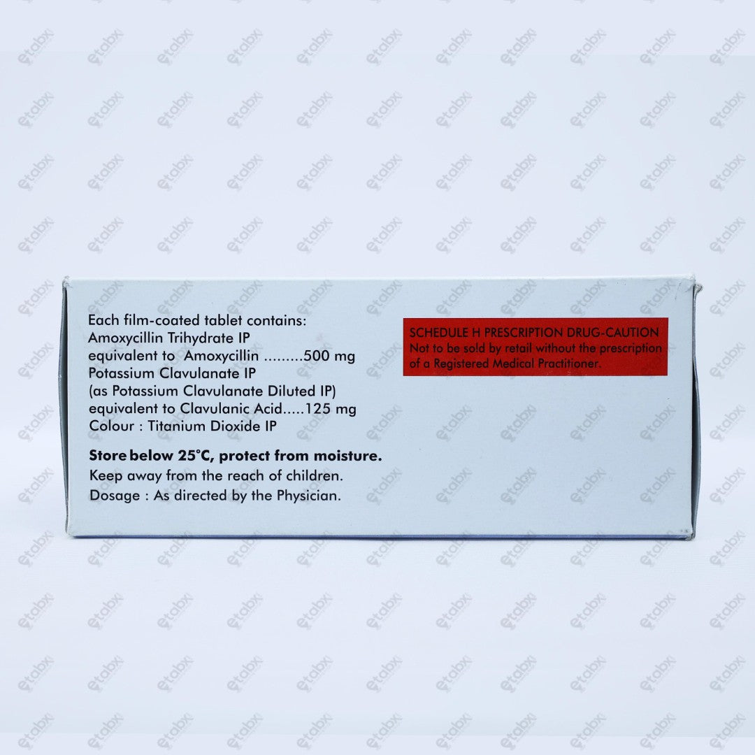 Erox CV 625mg Tablet 10's